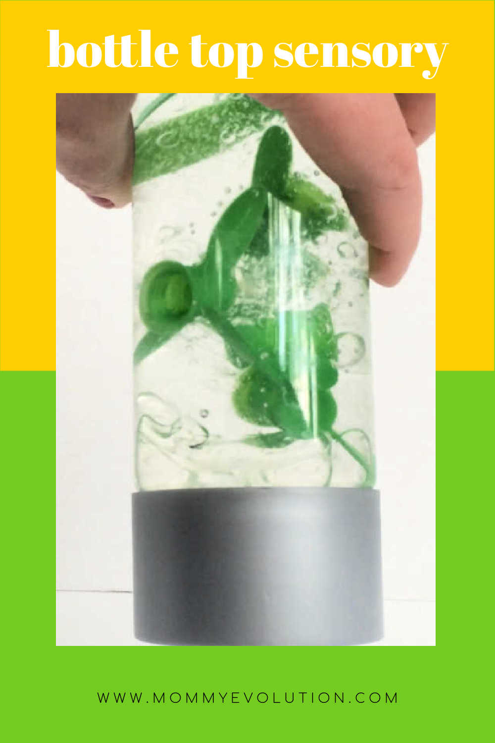 Recycled Sensory Bottle - Mommy Evolution