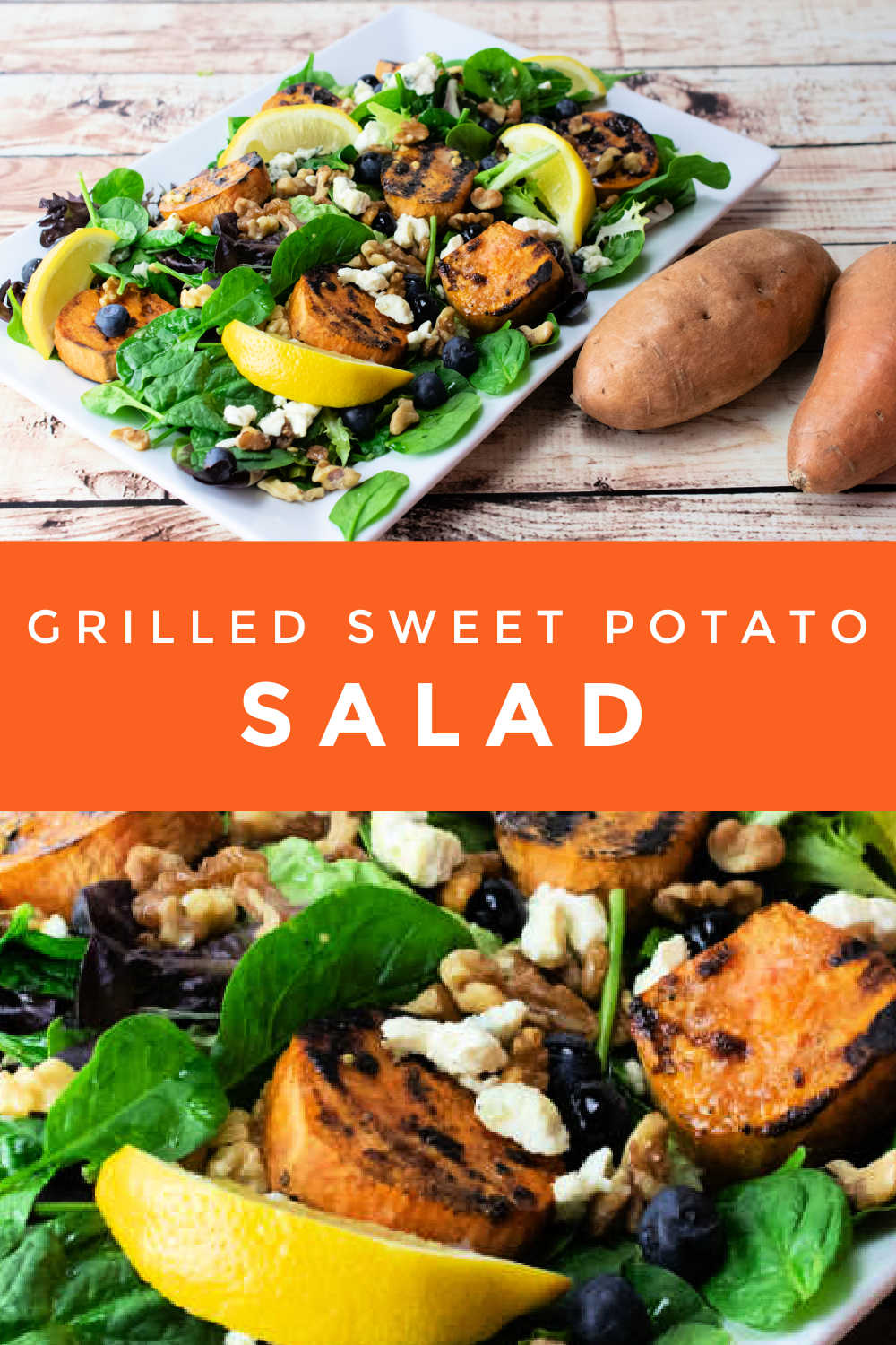 Grilled Sweet Potato Salad (with Video)