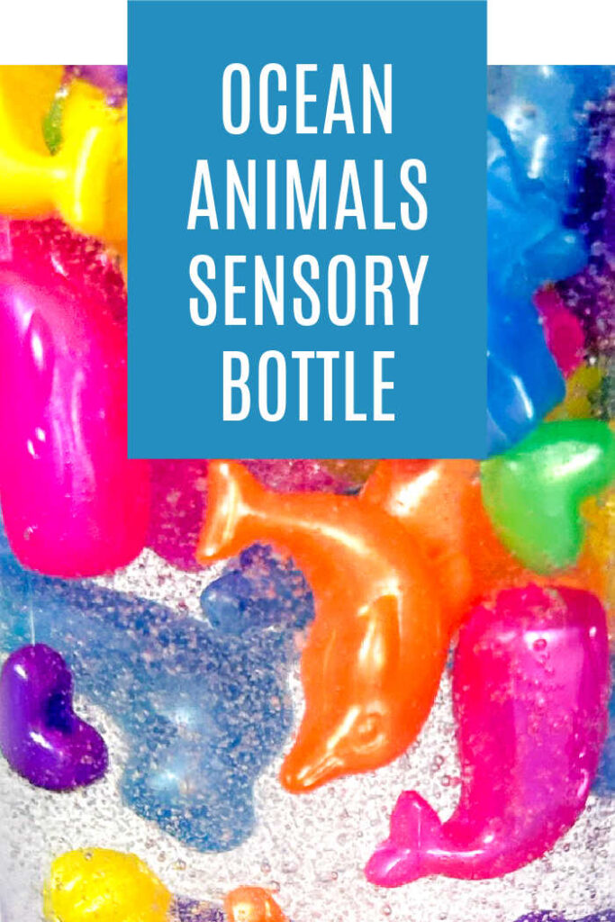 Welcome to the captivating depths of the ocean with our Ocean Animal Sensory Bottle.