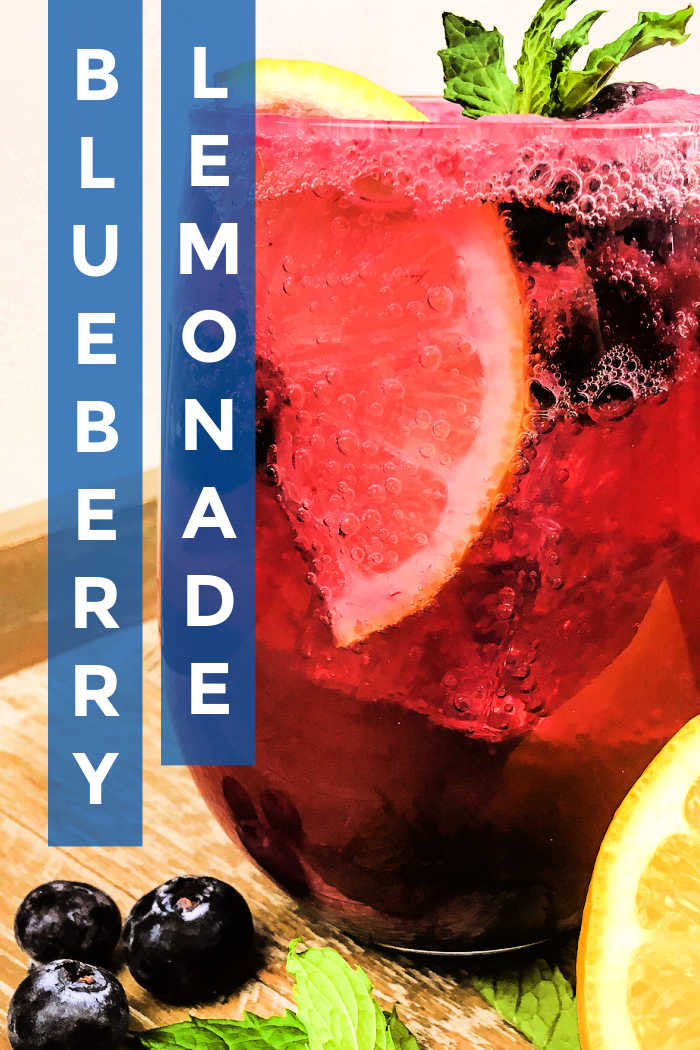 Sparkling Blueberry Lemonade - Mommy Evolution