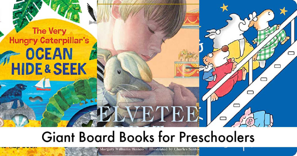 oversized giant board books for preschoolers