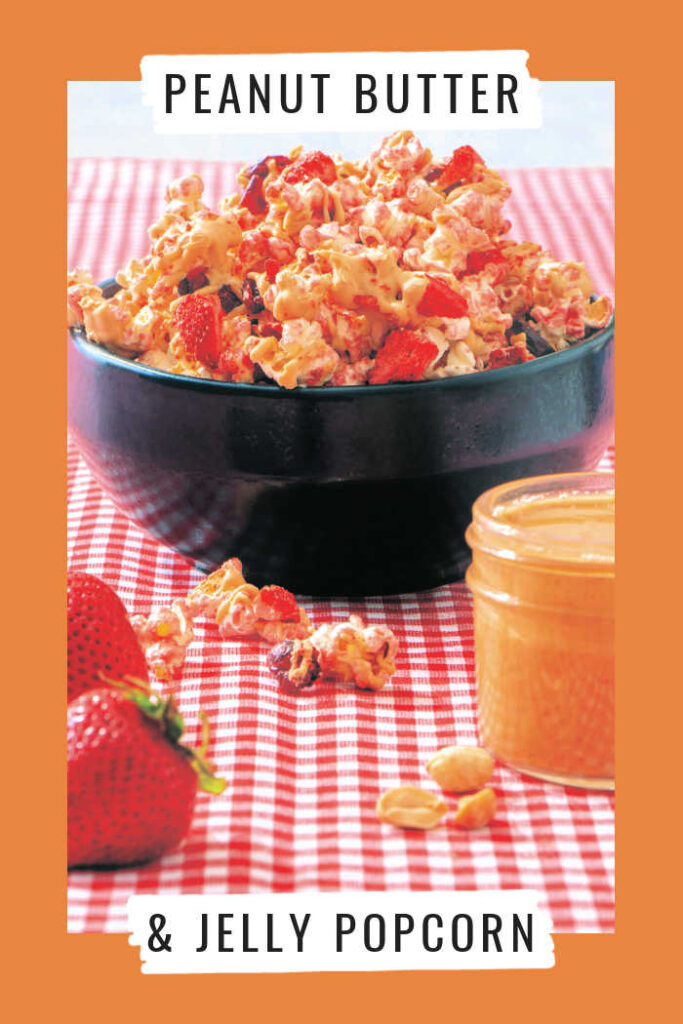 Step into a world of nostalgic flavors and delightful innovation with Peanut Butter and Jelly Popcorn, a mouthwatering creation that brings the classic sandwich to new heights. 
This popcorn extravaganza offers a delightful fusion of creamy peanut butter, sweet jelly and the satisfying crunch of popcorn, all coming together in a snack that's as fun to eat as it is delicious.