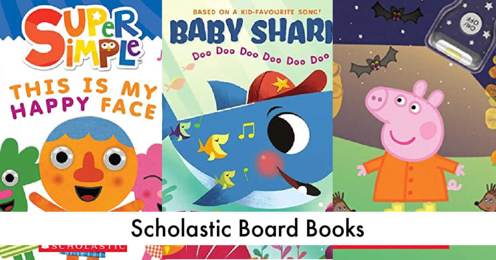 scholastic board books for preschool and kindergarden