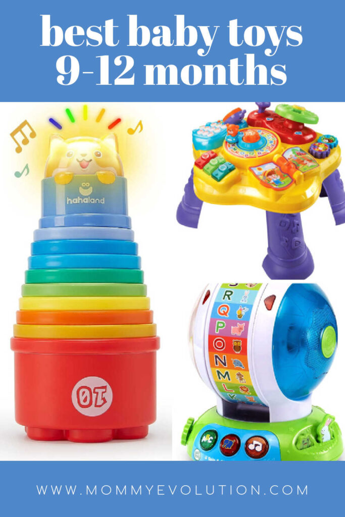 I'm helping you understand the right baby toys for your 9-12 months old. As your child grows, you're going to want the top baby toys that are right for your child's age. After all, age appropriate toys are a must!