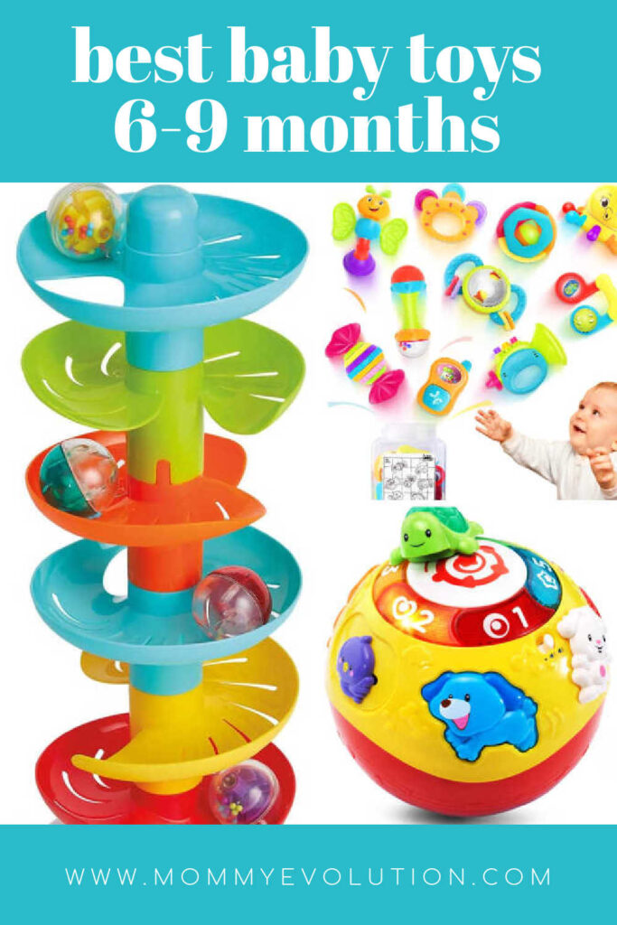 With ages 6-9 months it's time to get out the infant learning toys! Age appropriate toys are a must!
During the stage between six and nine months old, your baby will begin to take development to the next level of wonderment and discovery.