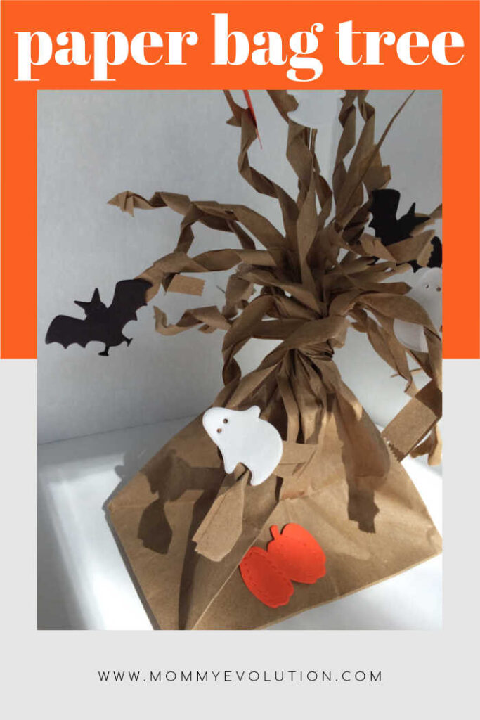 Spooky Paper Bag Tree craft for kids is a delightful way to usher in the enchanting spirit of Halloween with your child. 