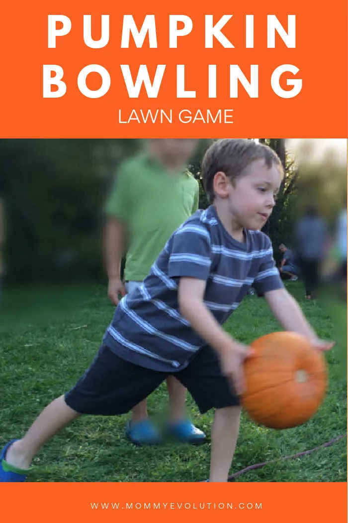 Pumpkin Bowling Halloween Lawn Game