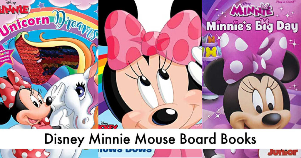 Disney Minnie Mouse Board Books for Preschool and Toddlers