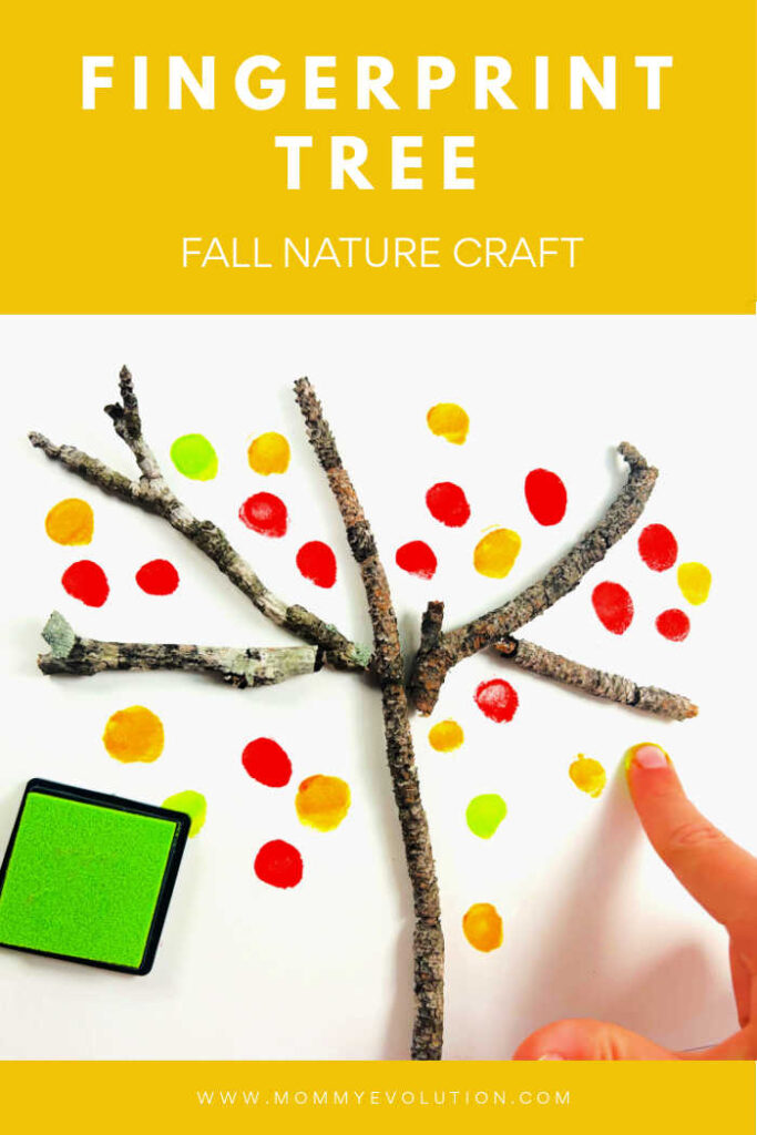 fall fingerprint tree craft
