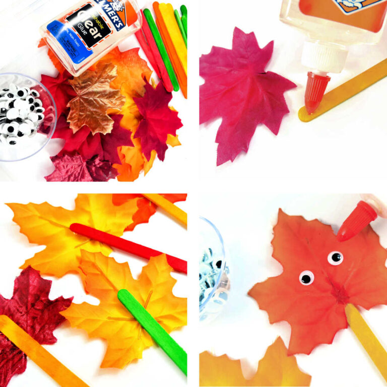 Fall Leaf Puppets - Mommy Evolution