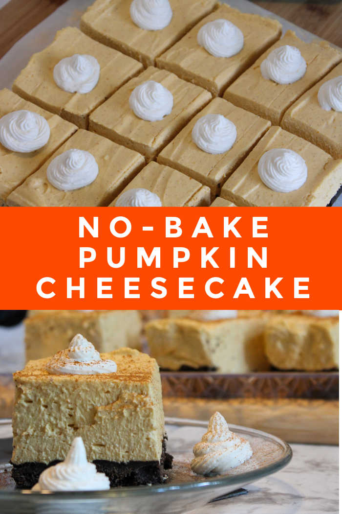 No Bake Pumpkin Cheesecake