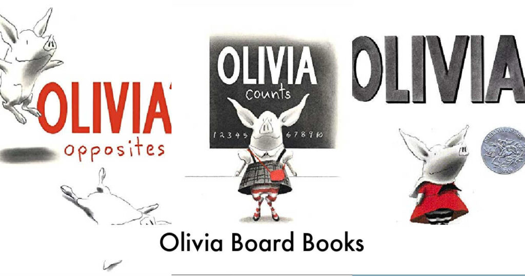 olivia board books for preschool and toddlers