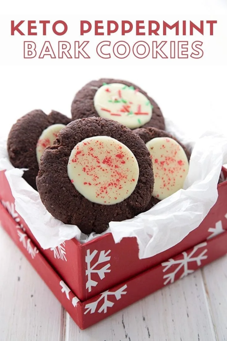 Image for Keto Peppermint Bark Cookies