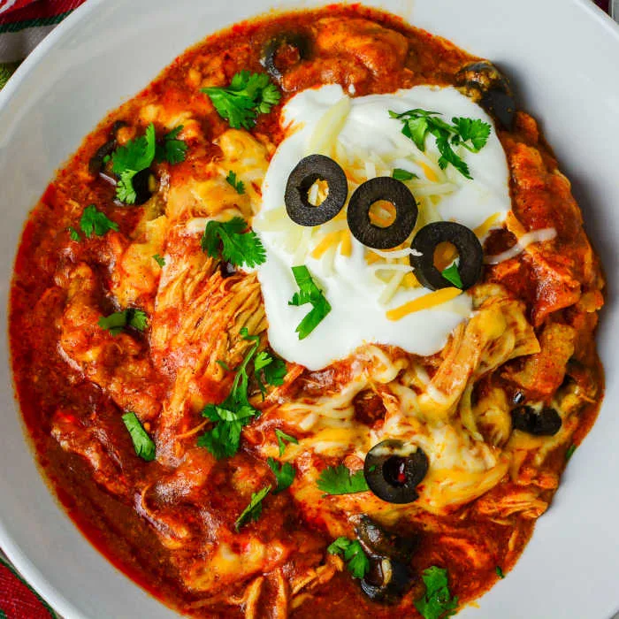 Image for Slow Cooker Chicken Enchilada Casserole