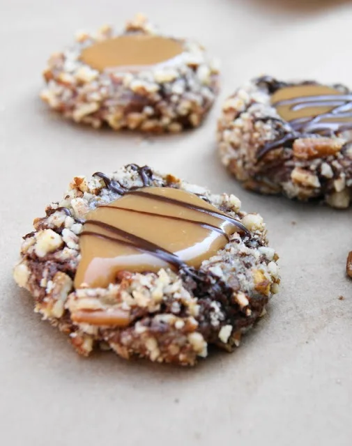 Image for Insanely Delicious Turtle Cookies
