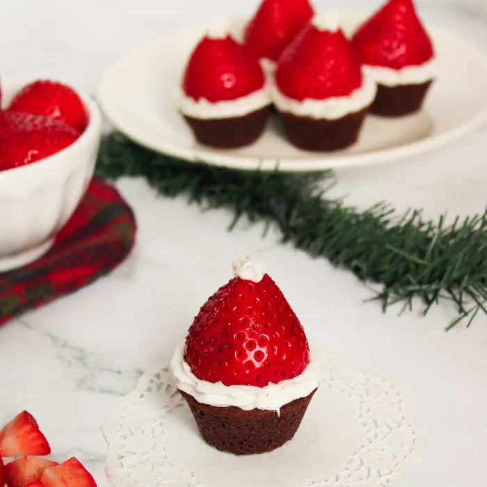 Image for Santa Hat Brownies