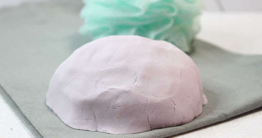 lavender scented bath play dough