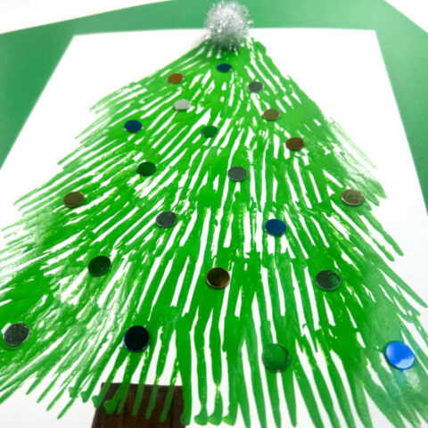 Easy Christmas Tree Craft For Kids