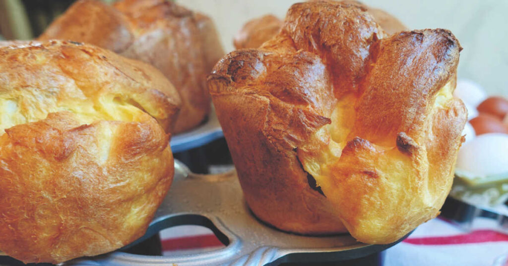 popovers baked to perfection in a popover pan