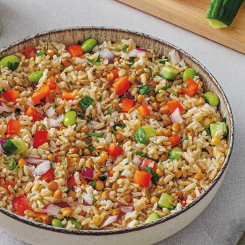 Image for Lentil Salad with Edamame and Brown Rice