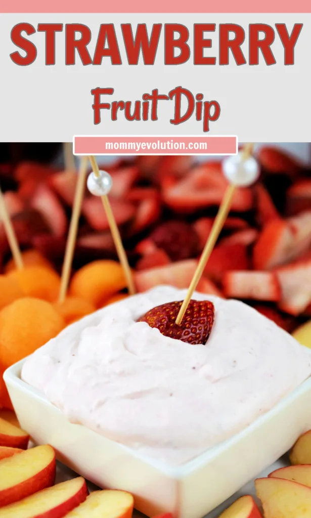 Strawberry Fruit Dip is the perfect, tasty treat on a summer day - sweet, fluffy and smooth all at the same time.