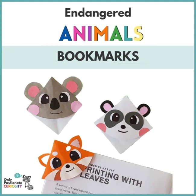 Image for Endangered Animals Bookmarks