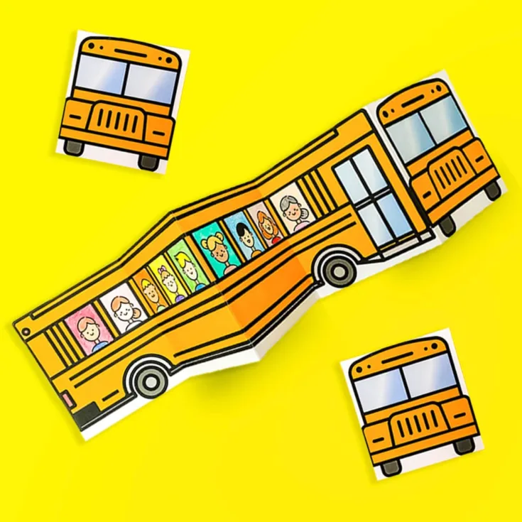 Image for Make A Paper School Bus Kids Craft and Photo Book