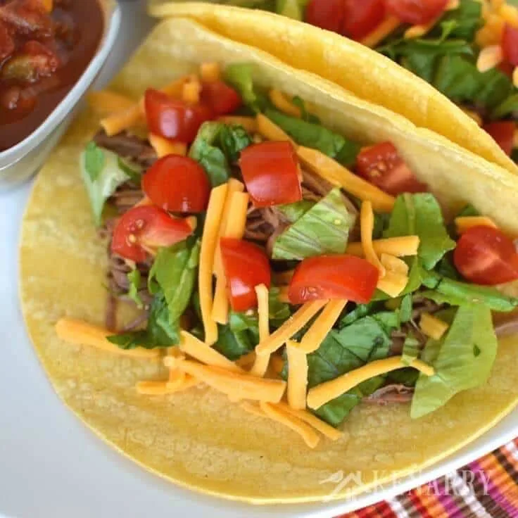 Image for Shredded Beef Recipe: Easy Slow Cooker Tacos