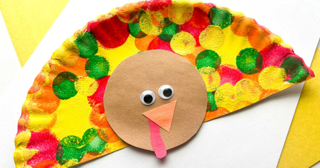 Paper Plate Turkey Craft