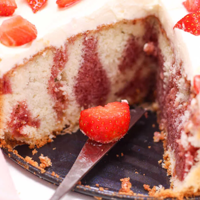 Image for Easy Strawberry Poke Cake