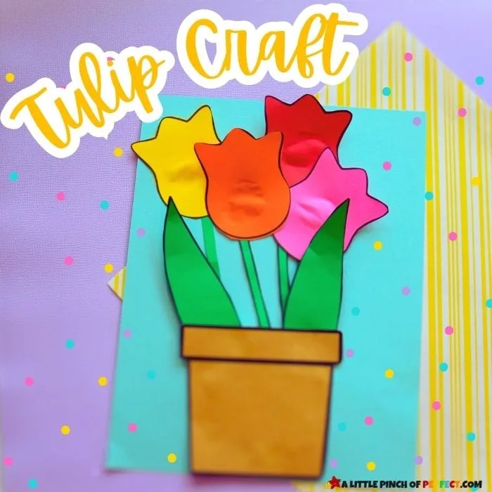 Image for Tulip Flower Kids Craft