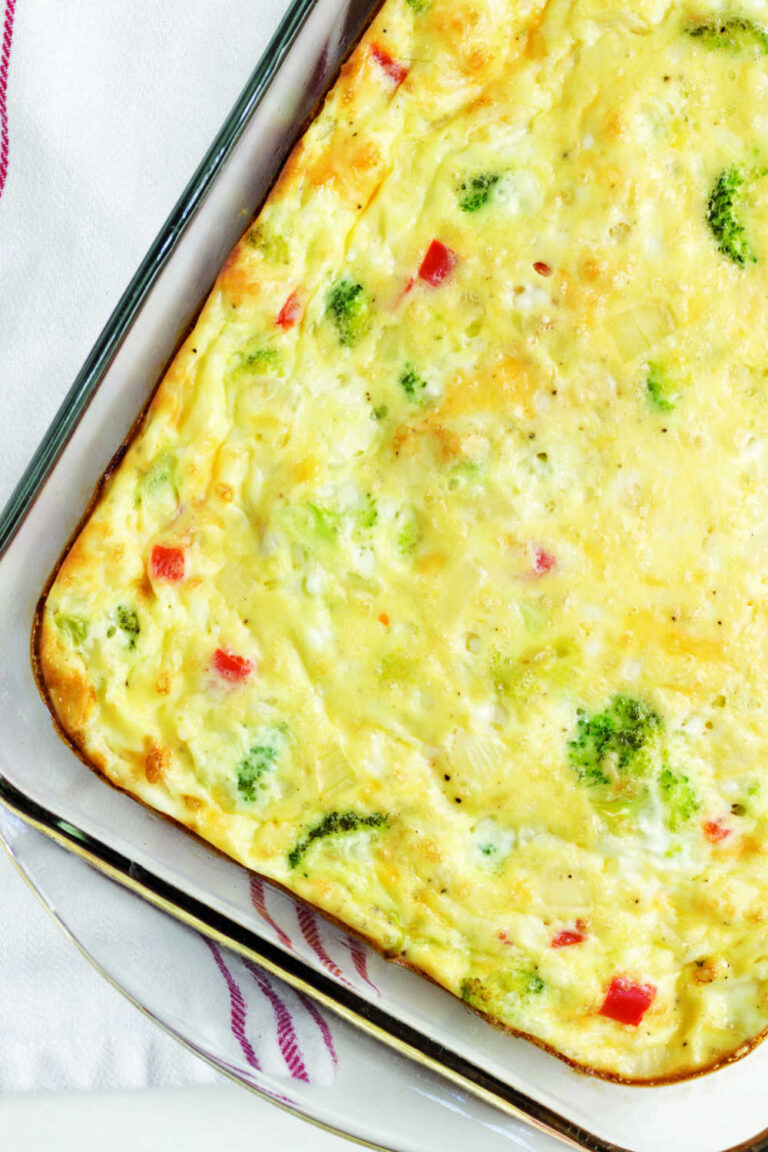 Healthy Veggie Egg Casserole