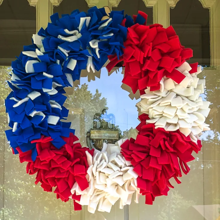 Image for Easy Patriotic Wreath