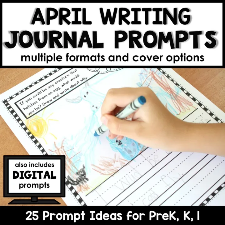 Image for April Writing Journal Prompts