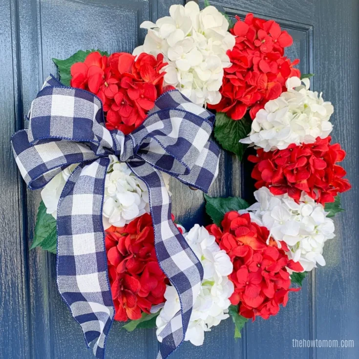 Image for How to Make a Patriotic Wreath with Hydrangeas