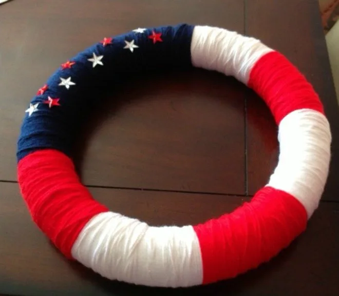 Image for DIY Patriotic Wreath Is Easy To Make