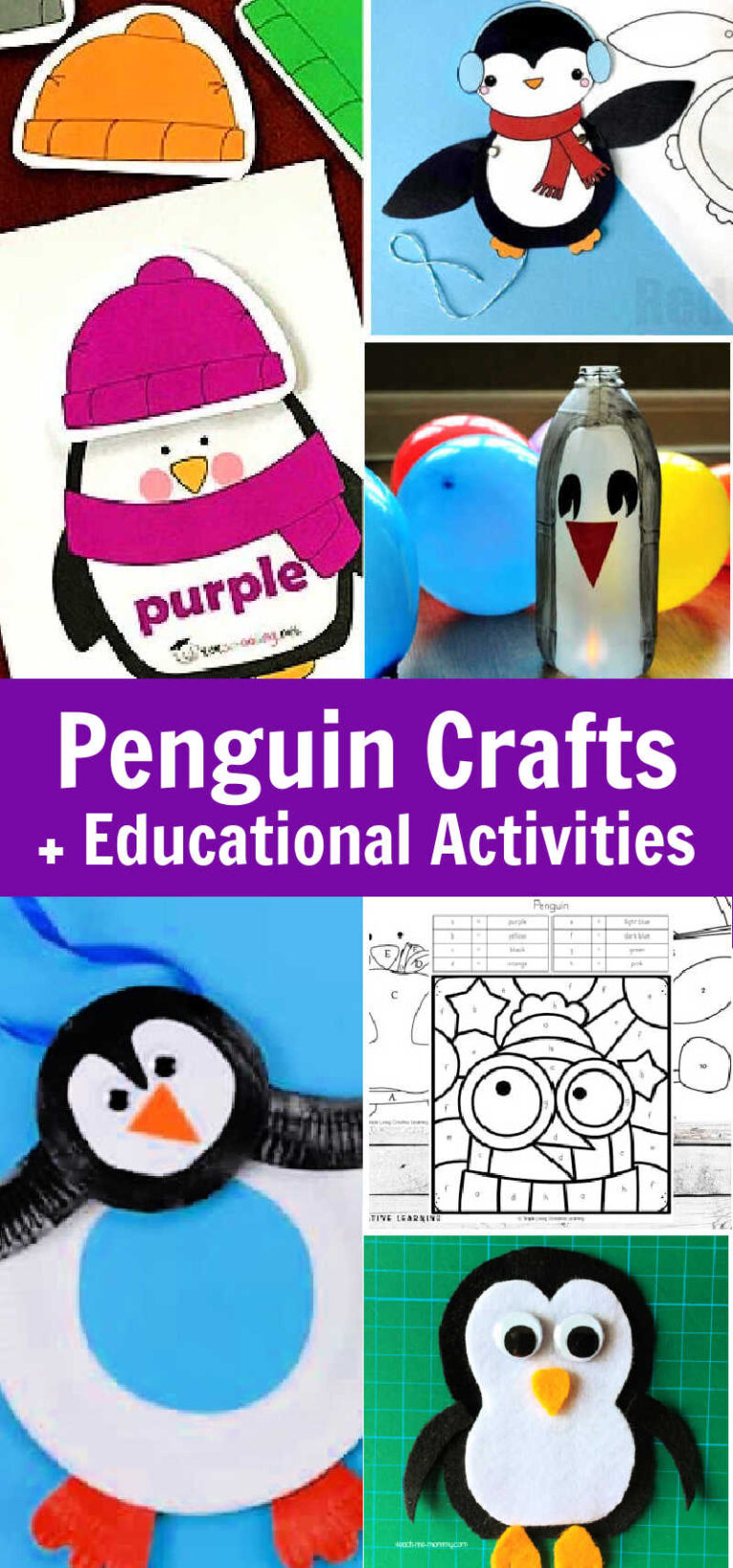 Penguin Crafts and Educational Activities for Kids - Mommy Evolution