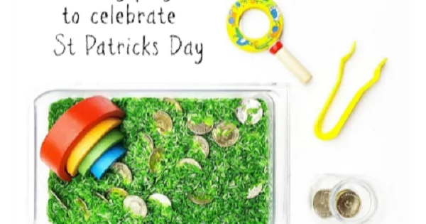 Image for St Patrick's Day Pot of Gold Sensory Bin