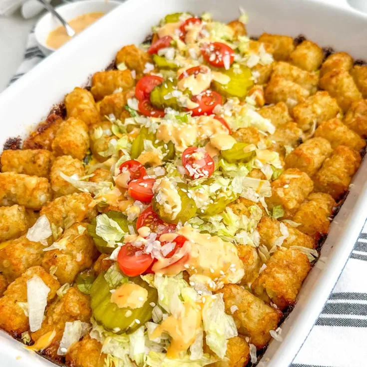 Image for Big Mac Tater Tot Casserole