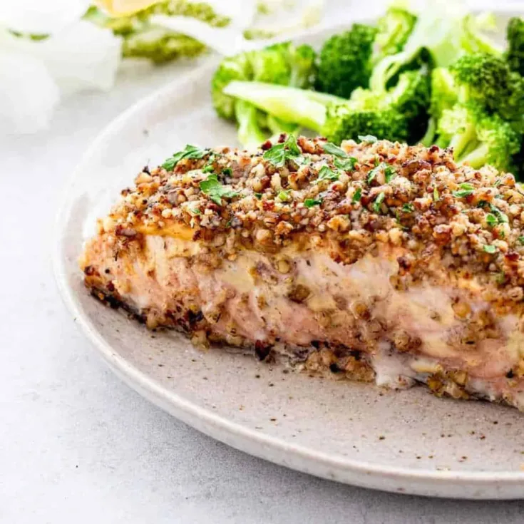 Image for Walnut Crusted Salmon with Dijon Mustard