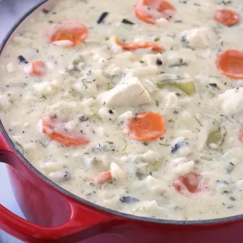 Image for Creamy Chicken and Wild Rice Soup