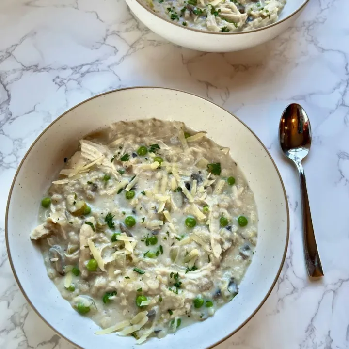 Image for Crockpot Creamy Chicken and Rice Soup