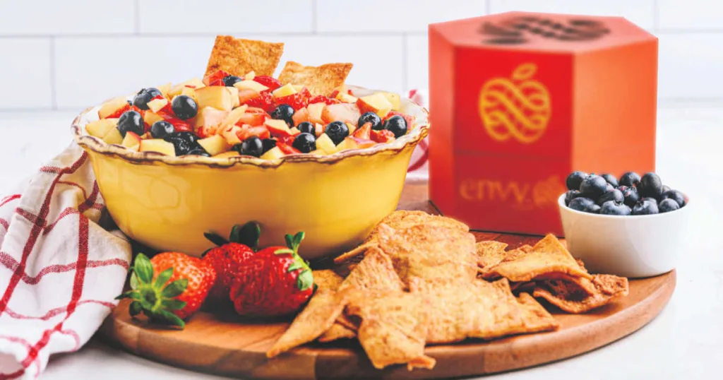 Fruit salsa combines fresh, juicy flavors in a fun, shareable dish that works just as well for snacking as it does for entertaining.