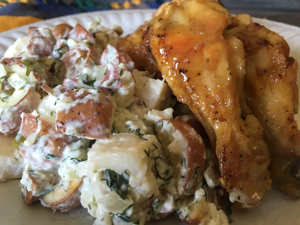 This potato salad combines creamy, tender potatoes with simple ingredients for a timeless, crowd-pleasing side.