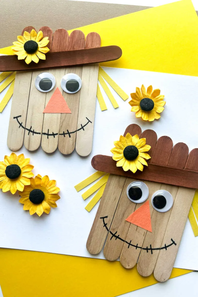 Scarecrow Popsicle Stick Craft