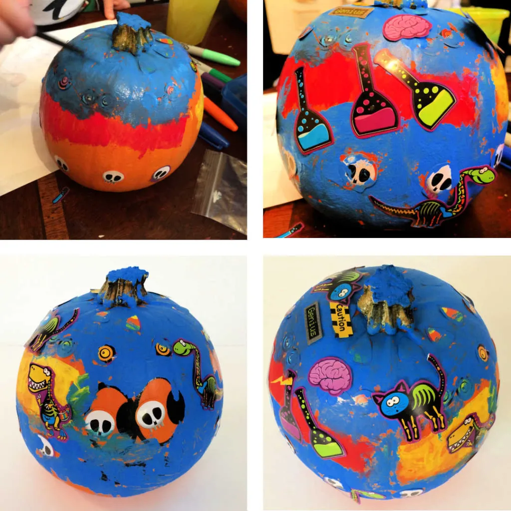 Pumpkin Decorating for Toddlers