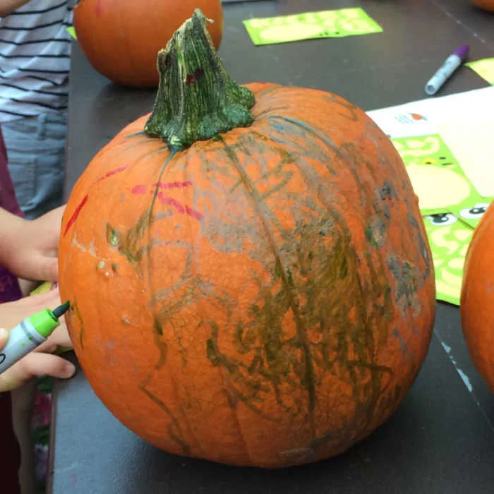 This toddler-friendly pumpkin decorating activity blends creativity, skill-building and seasonal fun, making it enjoyable for both kids and parents.