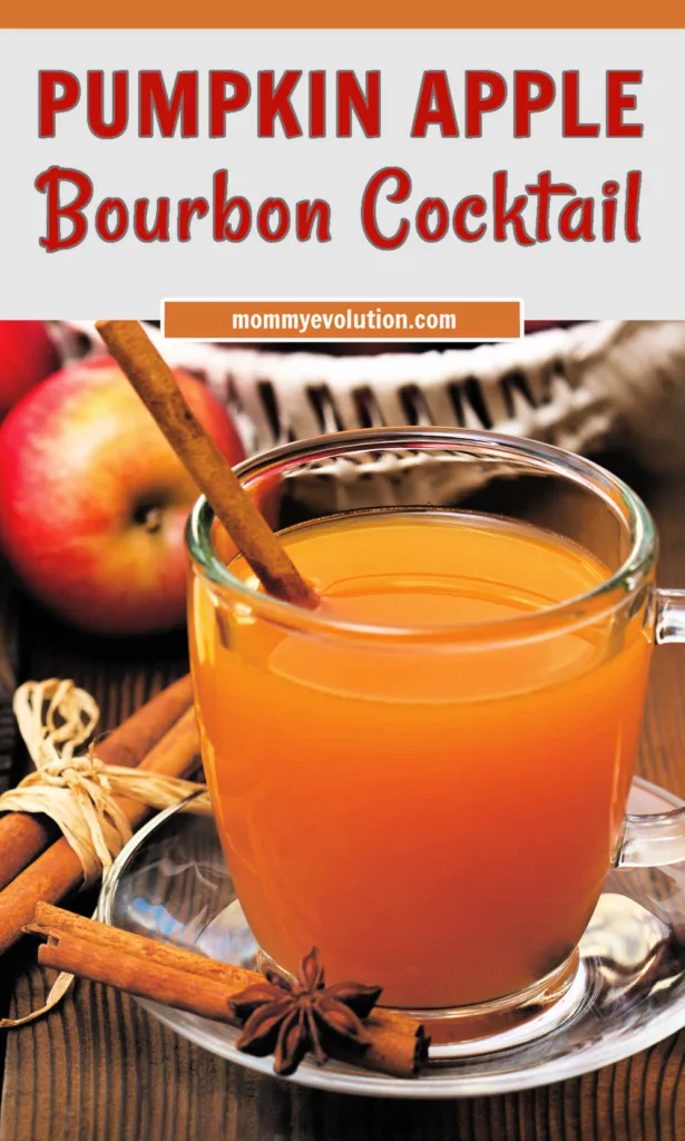 Pumpkin Spice Apple Bourbon Cocktail blends warm pumpkin spice, sautéed apples, and smooth bourbon with spiced apple cider for a cozy sip that tastes like fall in a glass.