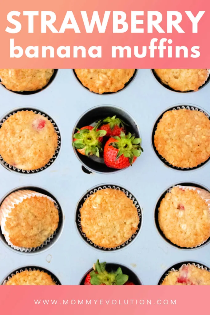 Strawberry Banana Muffins are soft, bakery-style muffins made with ripe bananas and fresh strawberries for a naturally sweet, fruity bite that feels perfect for breakfast or snacking.