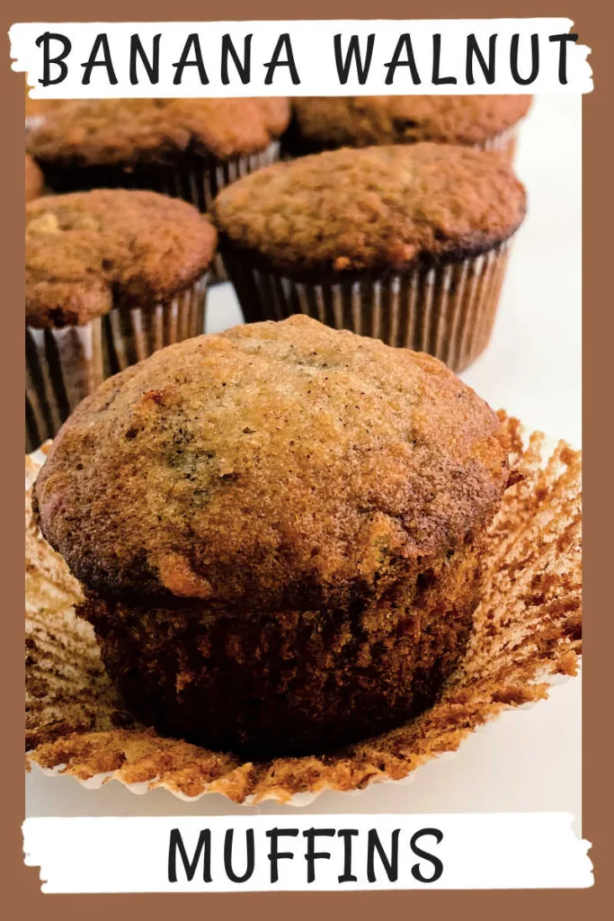Banana Walnut Muffins deliver soft, bakery-style muffins packed with ripe bananas, warm spices and crunchy walnuts in every bite.